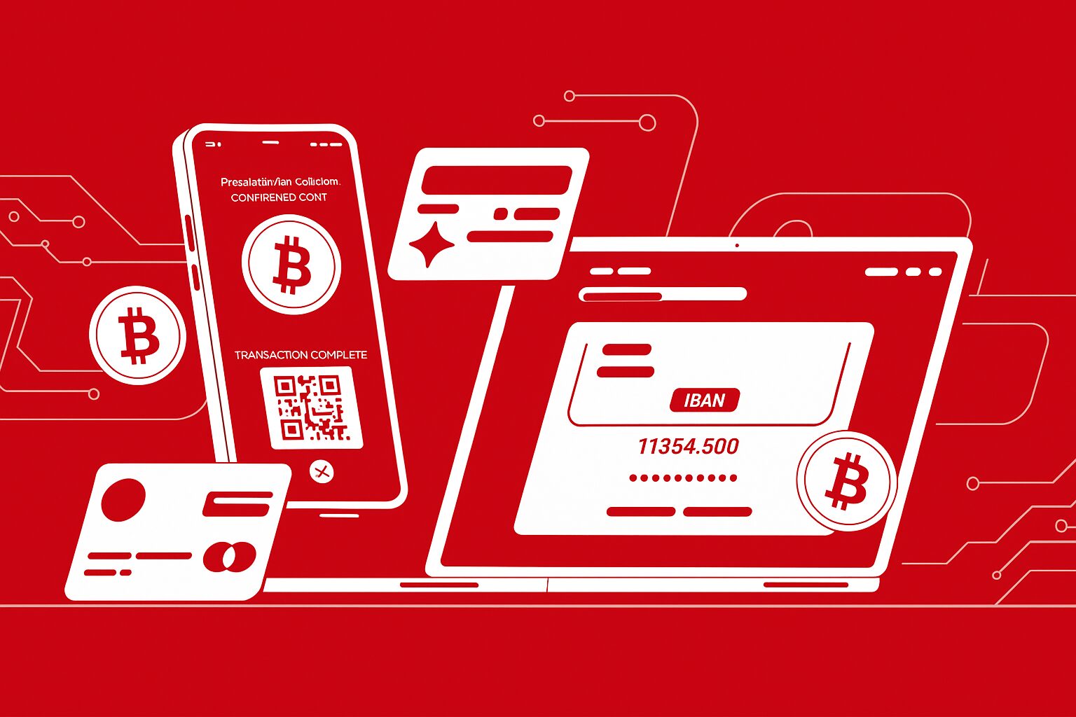 Paying to an IBAN... in Bitcoin